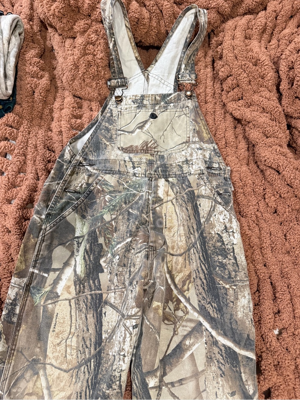 Kids vintage Camouflage Overalls